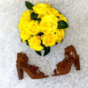 Laced up heeled Sandals from Justfab